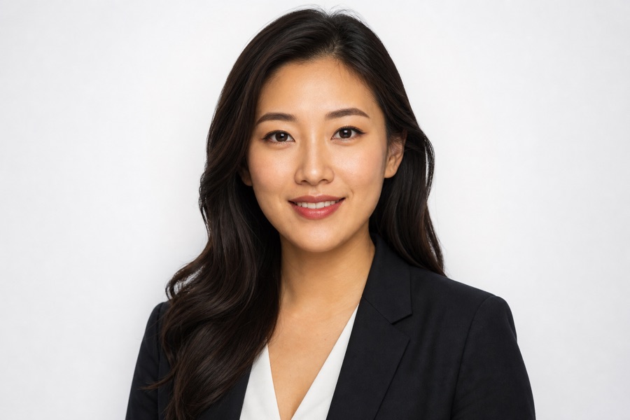 Business headshot example